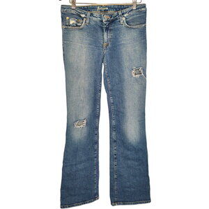 Marciano Vintage 90s Y2K Bootcut Distressed Detroyed Denim Jeans Size 32